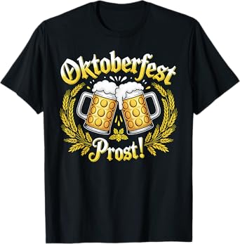 Oktoberfest Beer Cheers Prost German Festival 2025 Men Women T-Shirt
