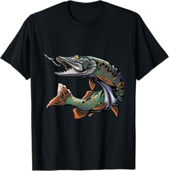 Fishing T-shirt Musky I Esox I Fisherman