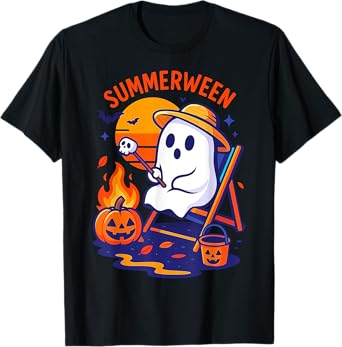 Halloween Summer Ween Funny Boo Vacation Float Costume T-Shirt