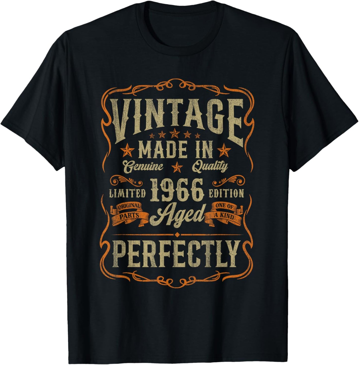 60 Years Old Vintage Made In 1966 60th Birthday Gifts Men T-Shirt