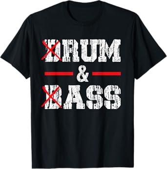 Vintage Drum & Bass / Rum & Ass Funny T-Shirt