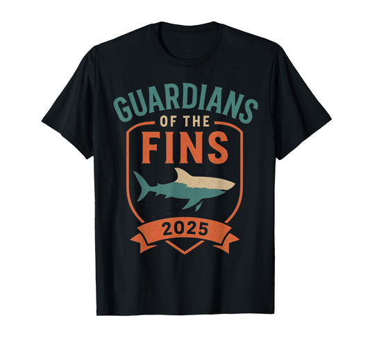 Guardians Of The Fins 2025 Shark Conservation Tee T-Shirt