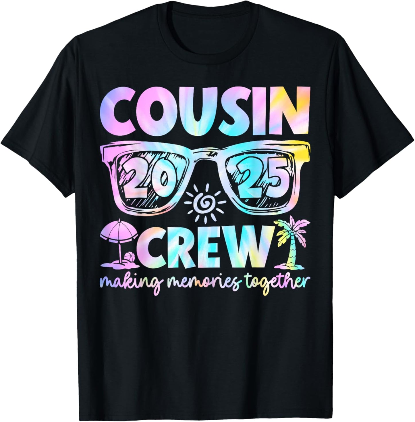 Cousin Crew 2025 Summer Vacation Beach Family Trip Matching T-Shirt