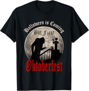 Funny Vampire Oktoberfest Beer Lovers Count Dracula Men T-Shirt