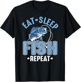 Eat Sleep Fish Repeat T-Shirt