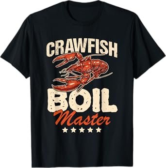 Crawfish Boil Master Vintage Funny Gift T-Shirt