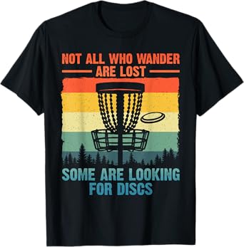 Funny Disc Golf Art For Men Women Disc Golfer Play Disc Golf T-Shirt