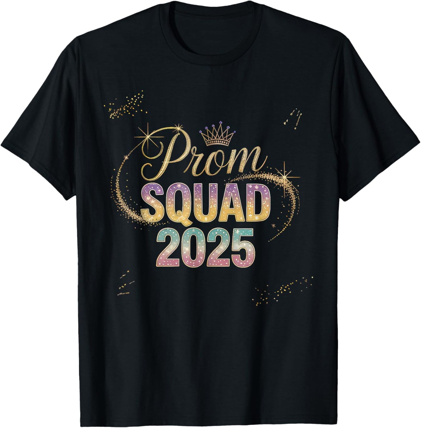 Prom Squad Graduation Class Of 2025 Party Matching Group T-Shirt