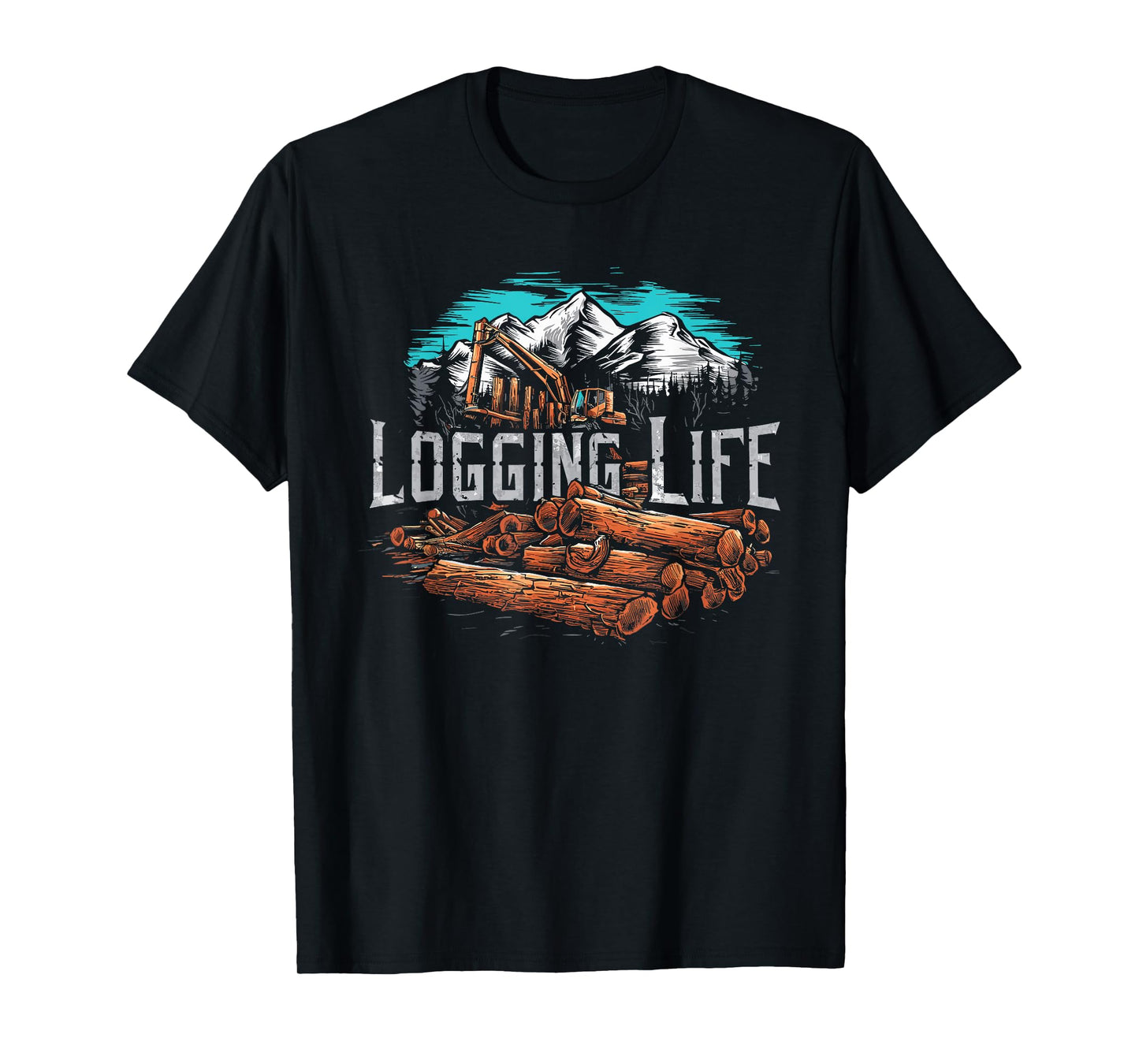 Logging Life Lumberjack Logger Lumberer Forester Woodwork T-Shirt