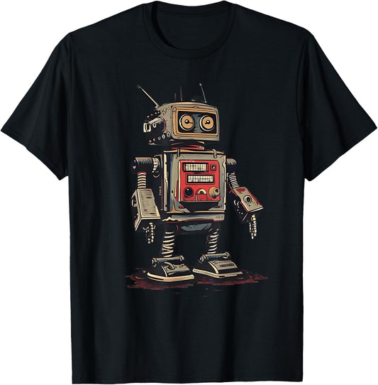 Vintage Japanese Robot Funny T-Shirt
