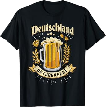 Deutschland Oktoberfest German Beer Festival Party Outfit T-Shirt