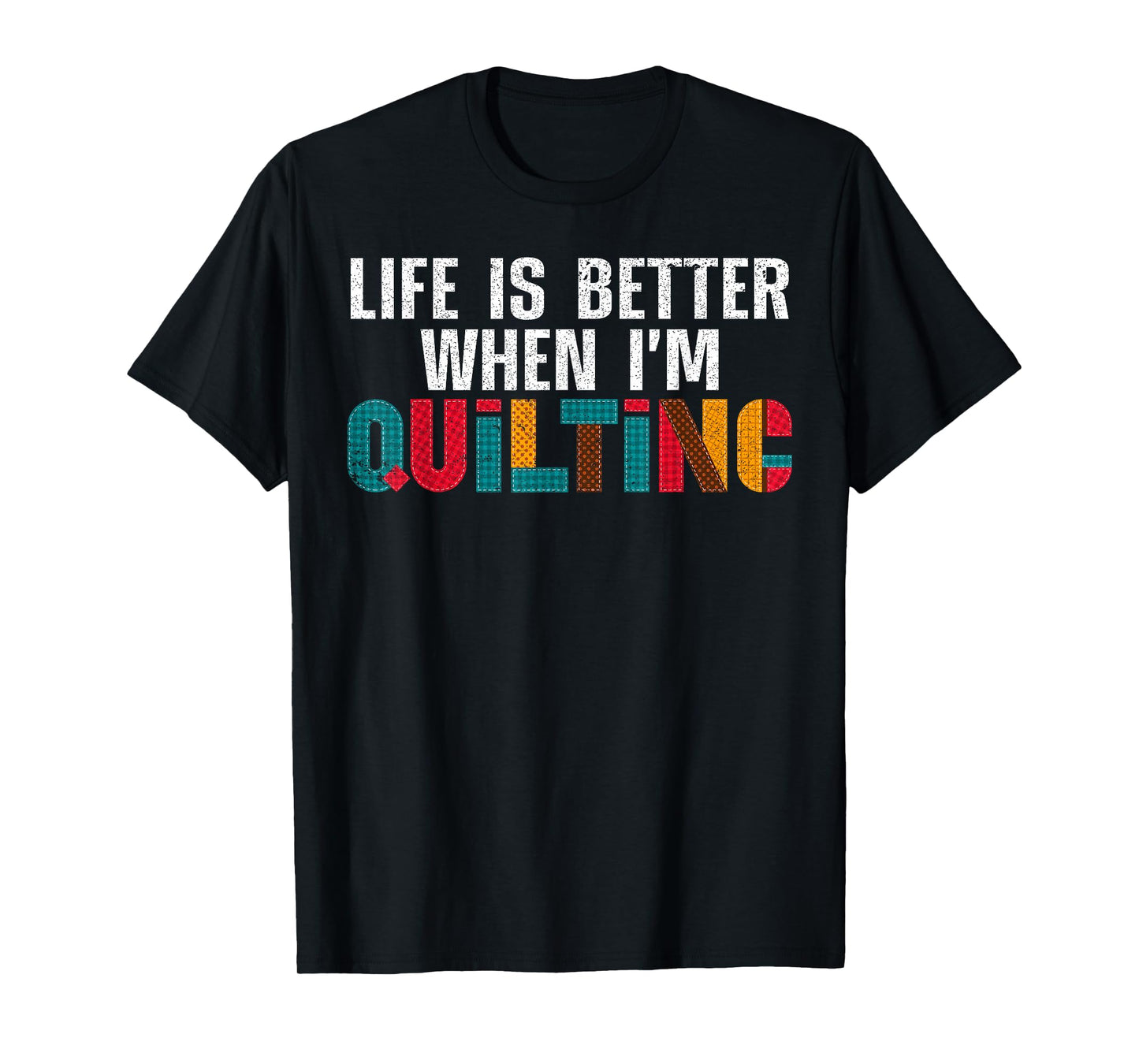 Cool Quilting Art for Men Women Mom Quilter Quilting Lovers T-Shirt
