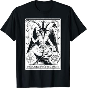 Baphomet Shirt | Satanic Dark Art Evil 666 T-Shirt T-Shirt