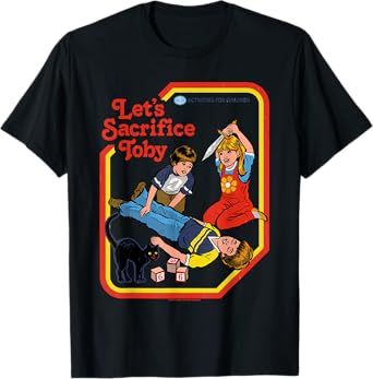 Let's Sacrifice Toby Occult Retro Vintage Funny Adult Humor T-Shirt