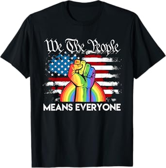 We The People Means Everyone Usa Lgbt Equality T-Shirt