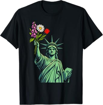 Foxglove Daisy Tulip No Words Funny T-Shirt