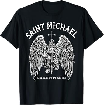 Saint Michael Defend Us In Battle T-Shirt