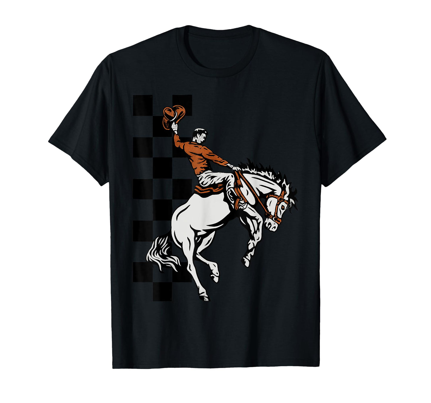 Cowboy Bronc Rider Rodeo Western Gift for Men Women Kids T-Shirt