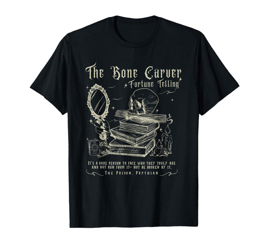 Vintage The Bone Carver Death God Tour Skeleton Spicy Books T-Shirt