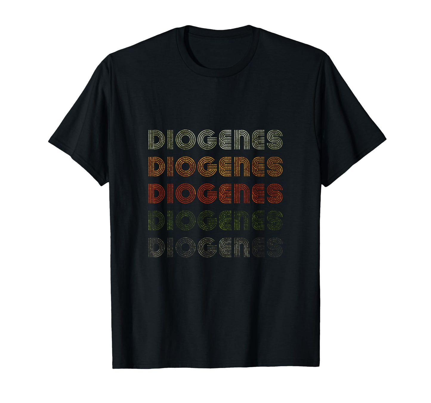 Love Heart Diogenes Tee Grunge Vintage Style Black Diogenes T-Shirt