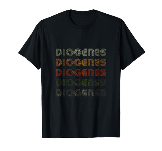 Love Heart Diogenes Tee Grunge Vintage Style Black Diogenes T-Shirt