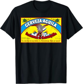 Aguila Colombian Beer For Parceras and Parceros Latino Guaro T-Shirt