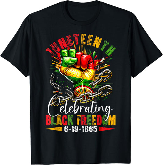 Juneteenth Celebrating Black Freedom 1865 African American T-Shirt