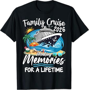 Family Cruise 2026 Family Matching Cruise Vacation Party T-Shirt