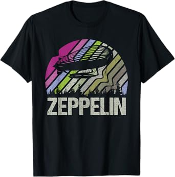 Retro Vintage Zeppelin Airship Aviation Blimp Men Women Kids T-Shirt