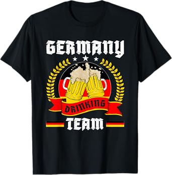 Germany Drinking Team Beer Festivals Oktoberfest T-Shirt