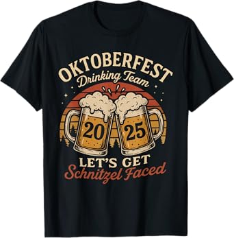 Oktoberfest Drinking Team Funny Germany Oktoberfest Party T-Shirt