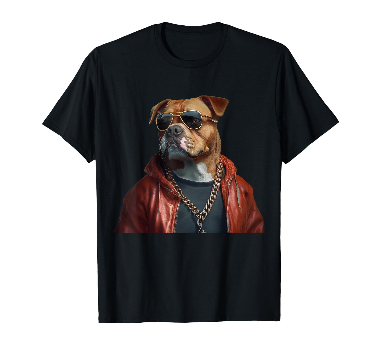 Thug Gangster Life Dog For Hip Hop Fans & dog Meme lovers Men Women T-Shirt