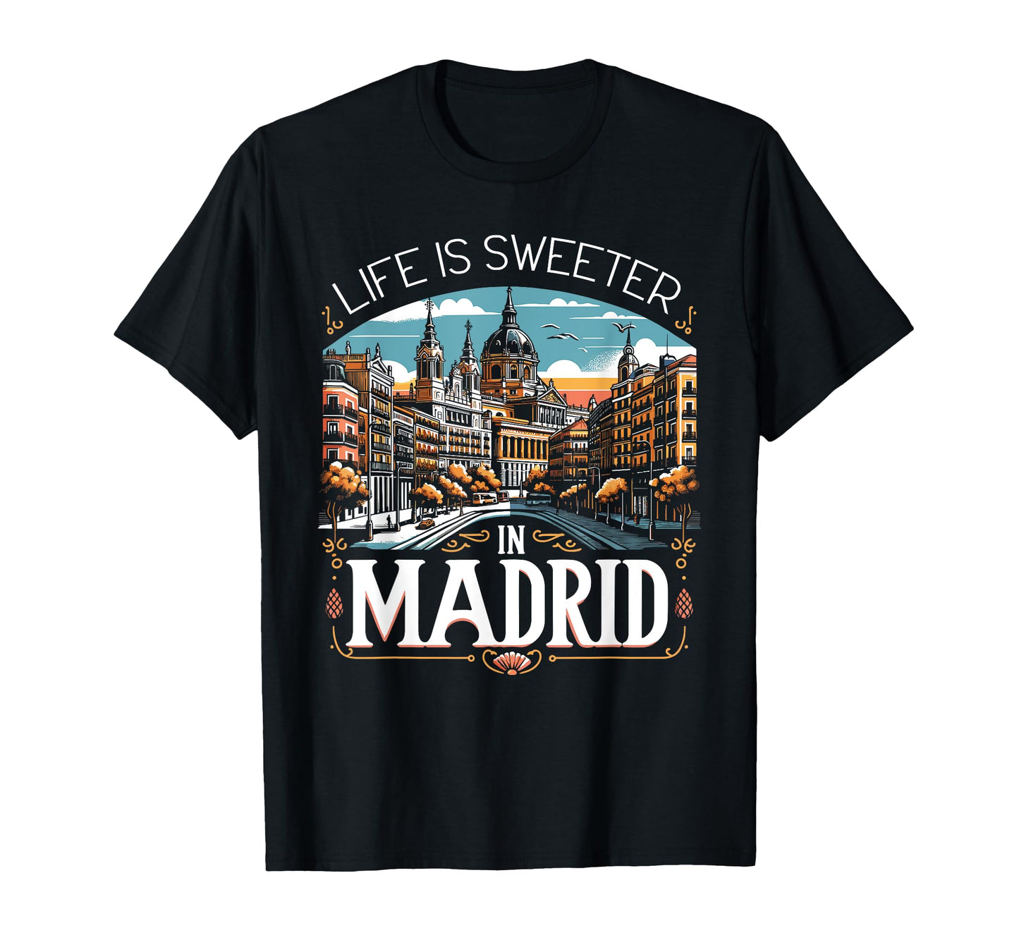 Madrid Spain Travel Vacation Europe I Love Madrid T-Shirt
