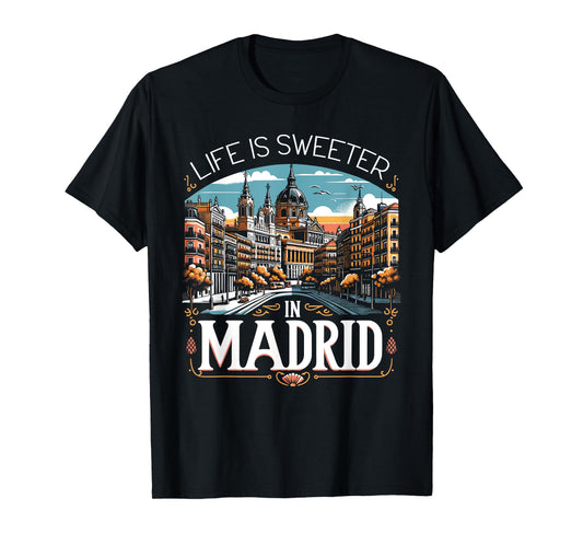 Madrid Spain Travel Vacation Europe I Love Madrid T-Shirt