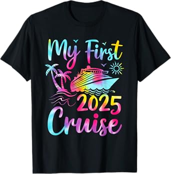 My First Cruise 2025 Vacation Matching Family Cruise Ship T-Shirt