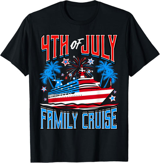 4th of July family cruise vacation cruise Matching Group T-Shirt