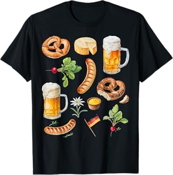 Oktoberfest Vintage German Bavarian Beer Drinking Festival T-Shirt
