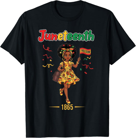 Junenteeth Shirt for Girls Womens Teen Kids Girls Juneteenth T-Shirt