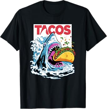 Shark Tacos Fish Taco Tuesday | Cinco De Mayo Foodie Gift T-Shirt