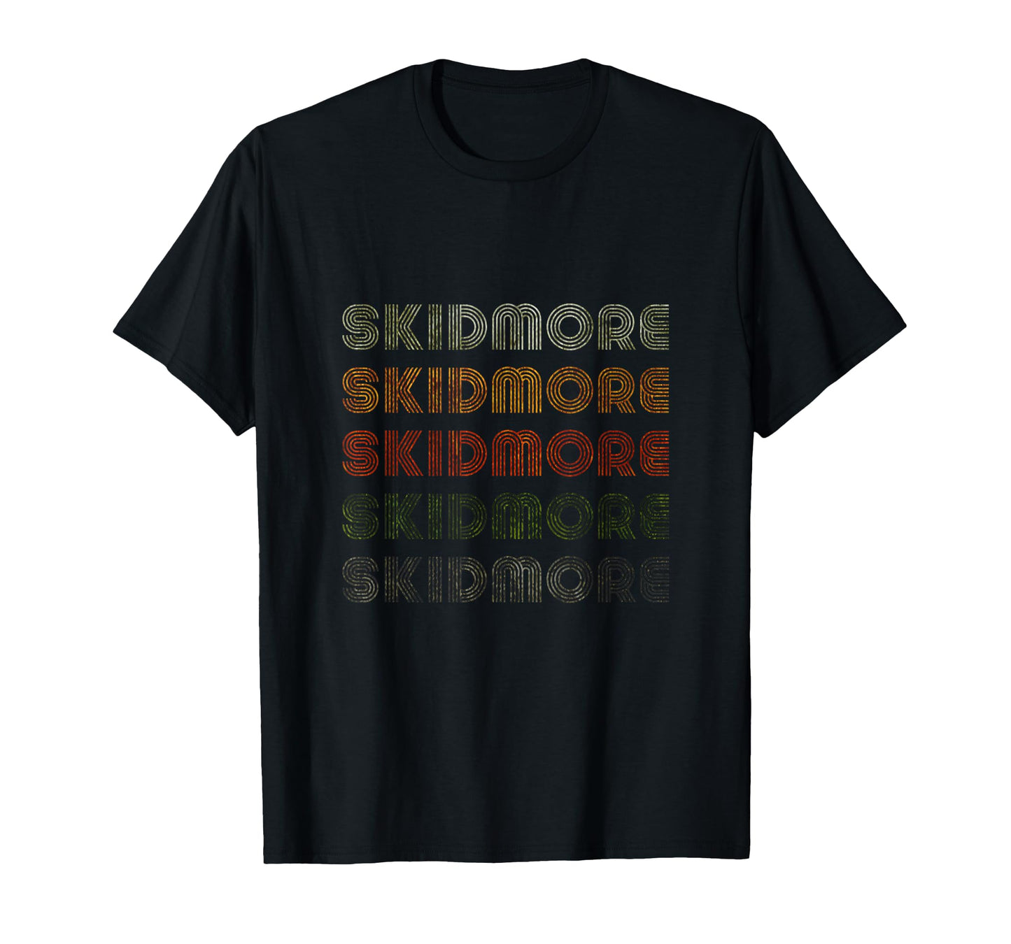 Love Heart Skidmore Tee Grunge Vintage Style Black Skidmore T-Shirt