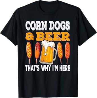 Corndog Carnival Beer Fried Corn Dog T-Shirt