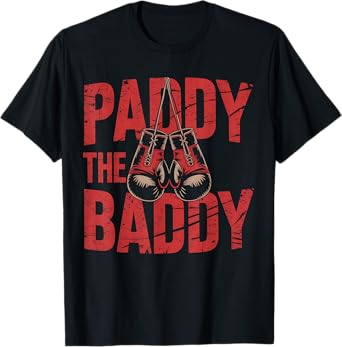 Vintage Retro The Baddy Paddy Father's Day Tee Design T-Shirt