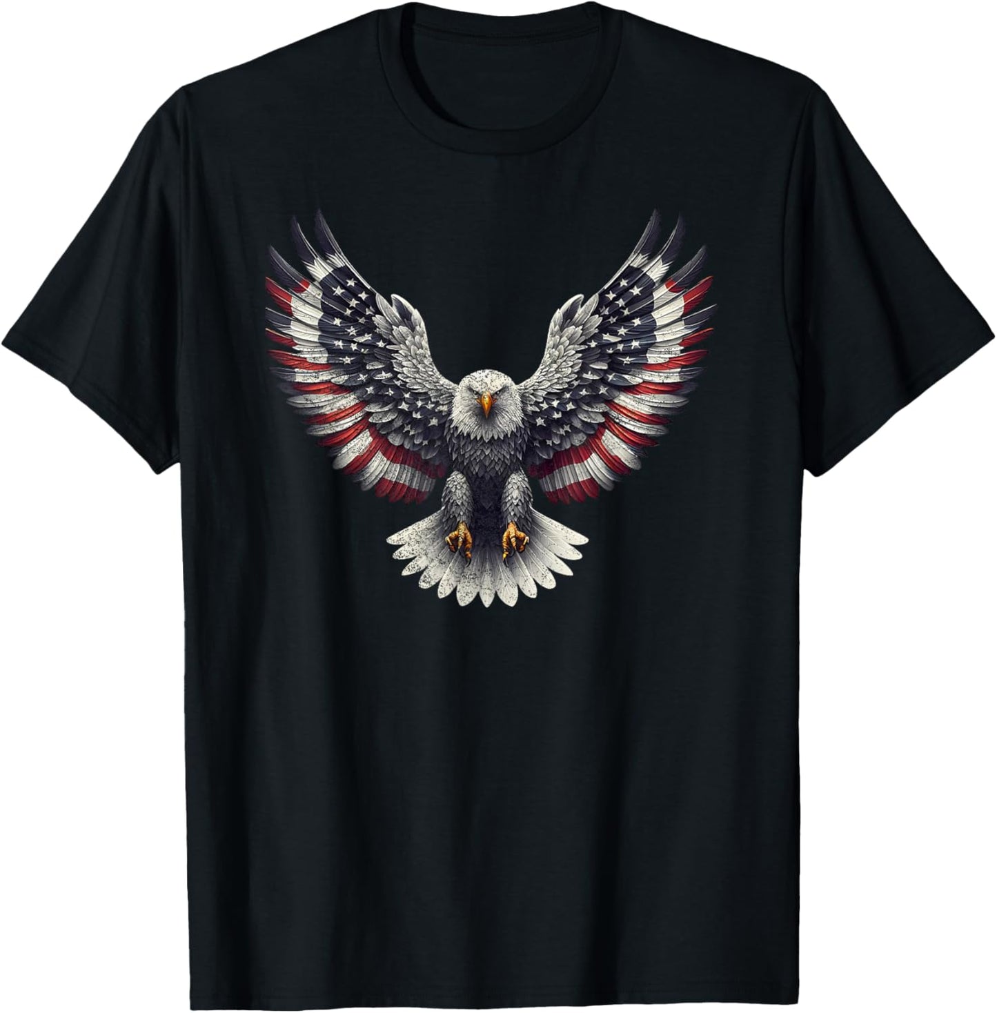 American Flag Bald Eagle 4th Of July Usa Patriotic Men Women T-shirt