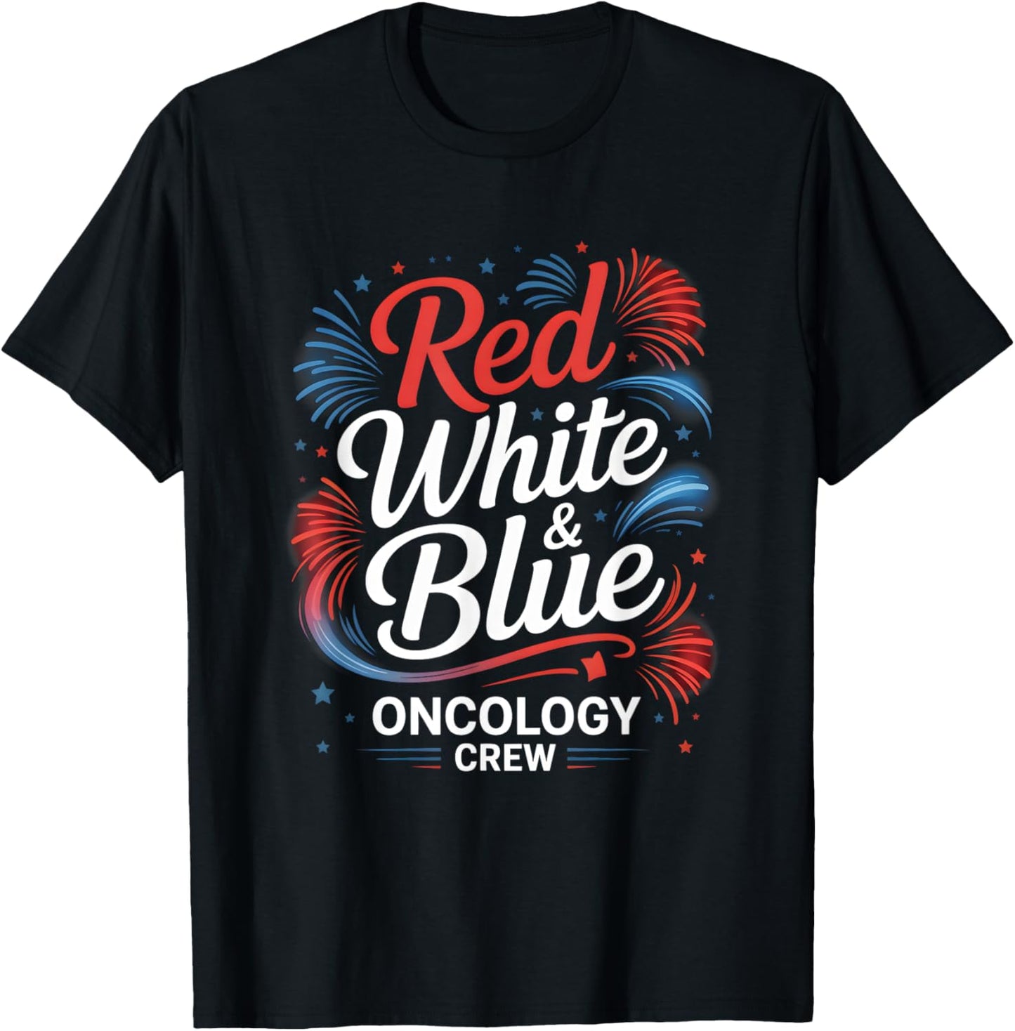 Patriotic Oncology Nurse 4th Of July American Flag Design T-shirt