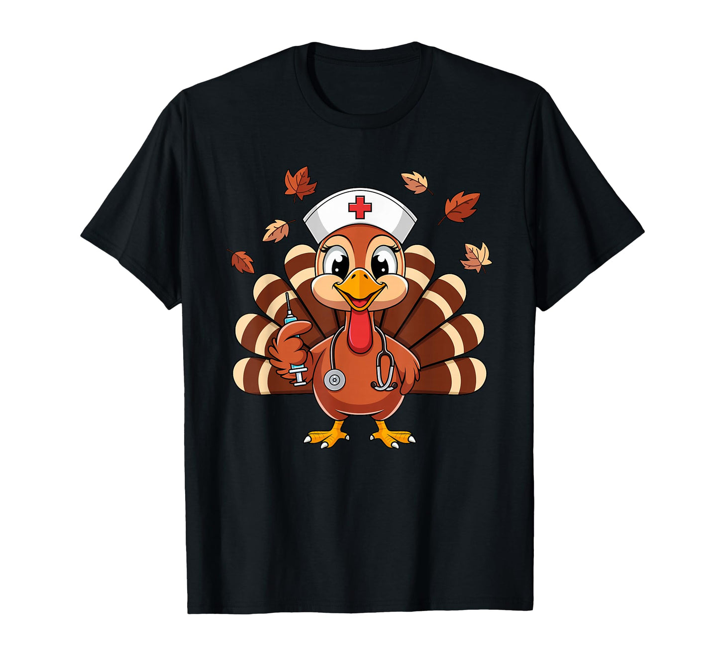 Thanksgiving Nurse Turkey RN ICU ER NICU Nurse Crew Women T-Shirt