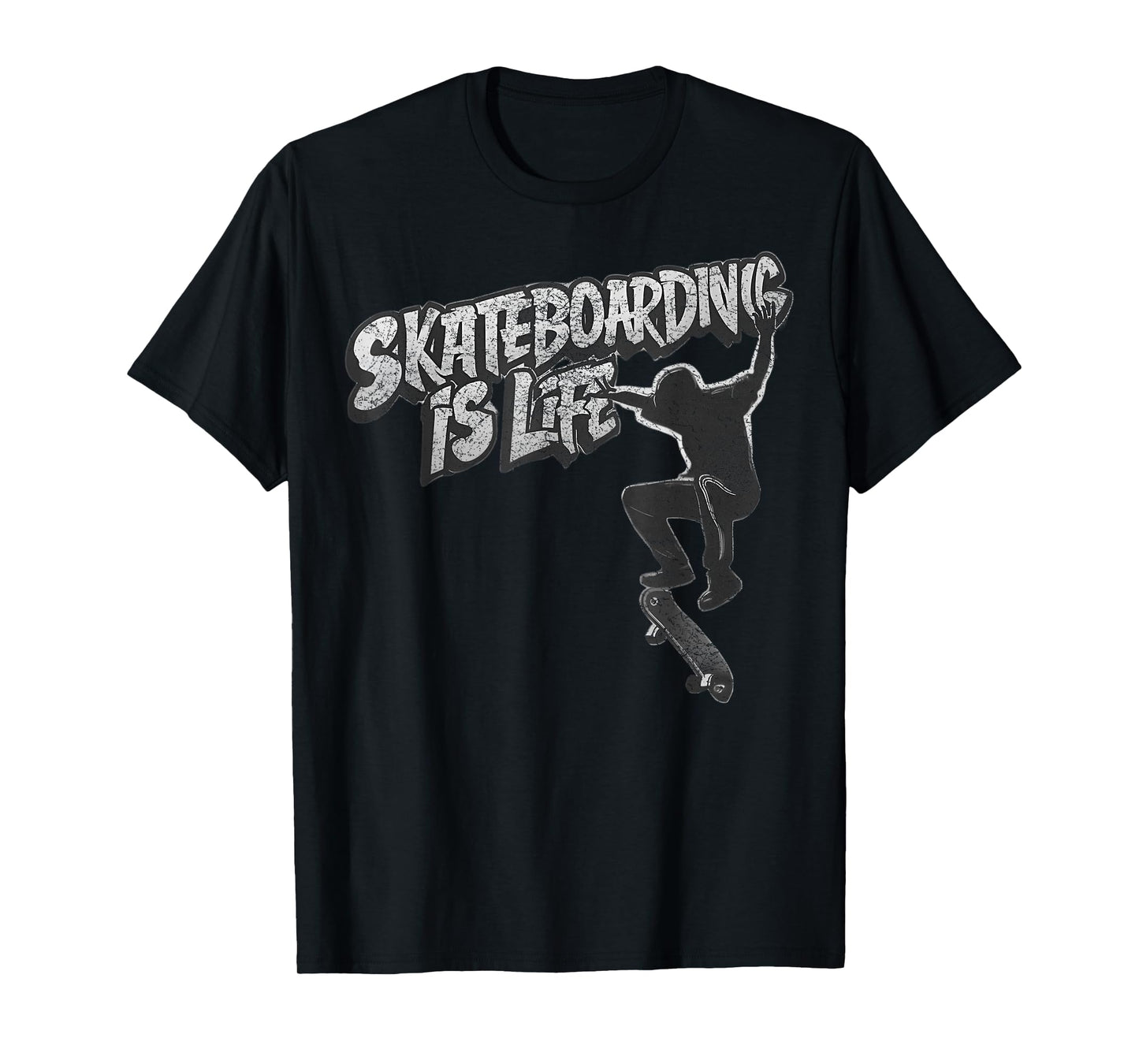 Skateboard Tricks Skateboarding Is Life Graffiti Skateboard T-Shirt