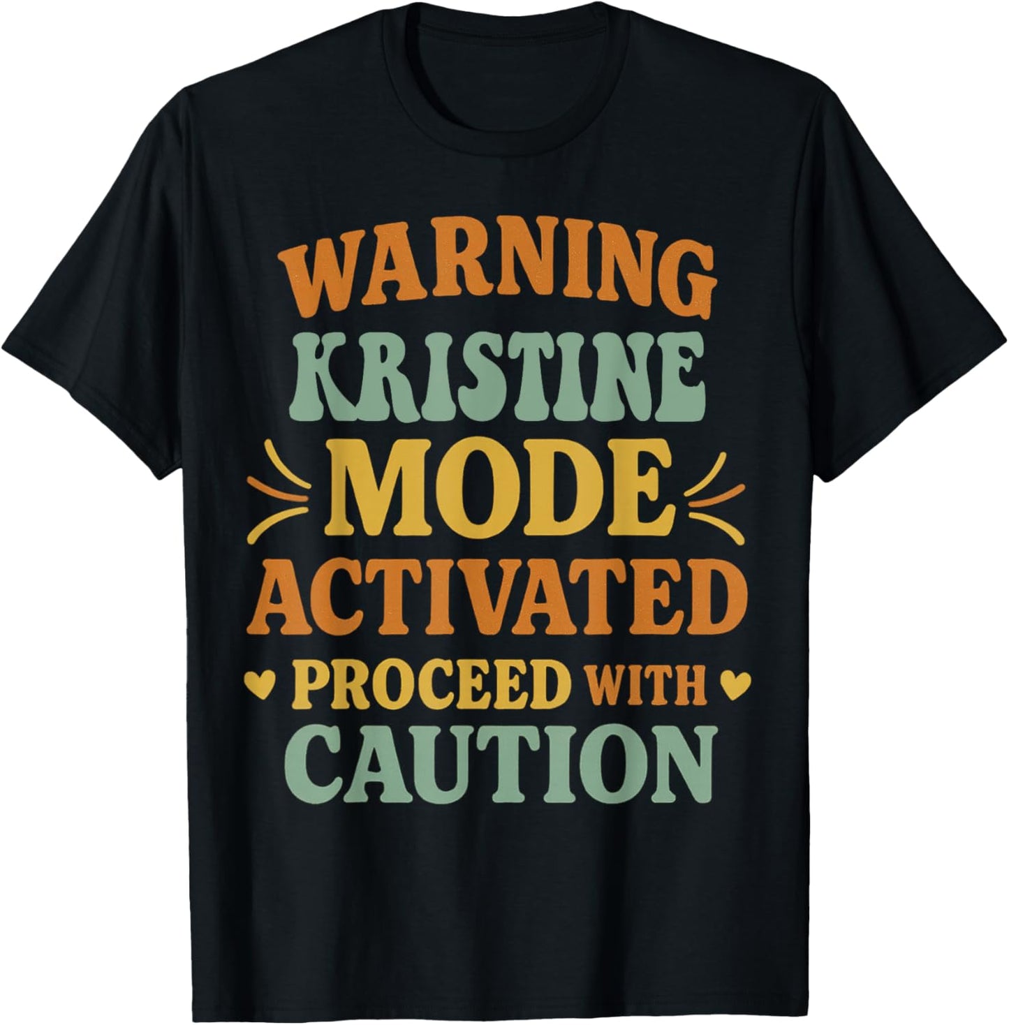 Personalized Women’s Name Custom Kristine T-Shirt by TeeBrew