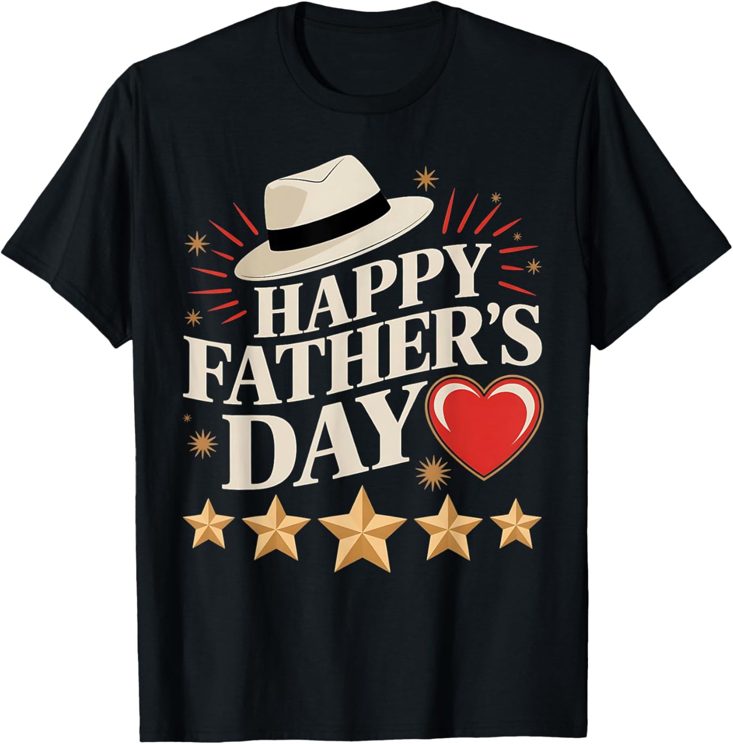 Happy Father’s Day Tees Father Husband Grand Dad Vintage T-Shirt