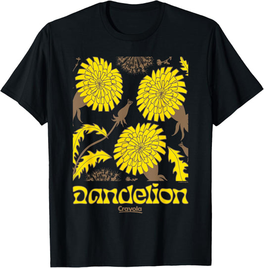 Crayola 2025 Limited Edition Dandelion Vintage Tee by TeeBrew