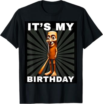 Funny Italian Brianrot Tung Tung Sahur Birthday Meme T-Shirt